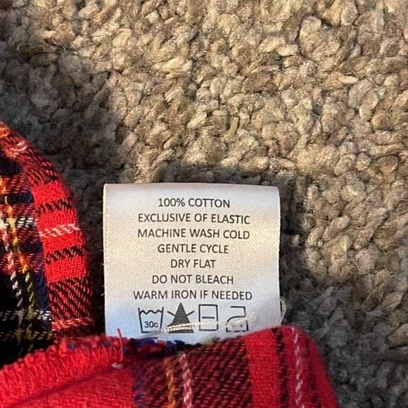 EXCELLENT Condition Mud Pie Christmas Plaid Dress - Picture 6 of 7